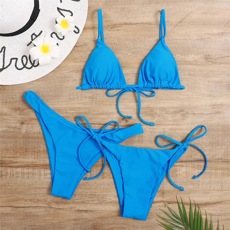 Sexy 3‑Piece Bikini Set