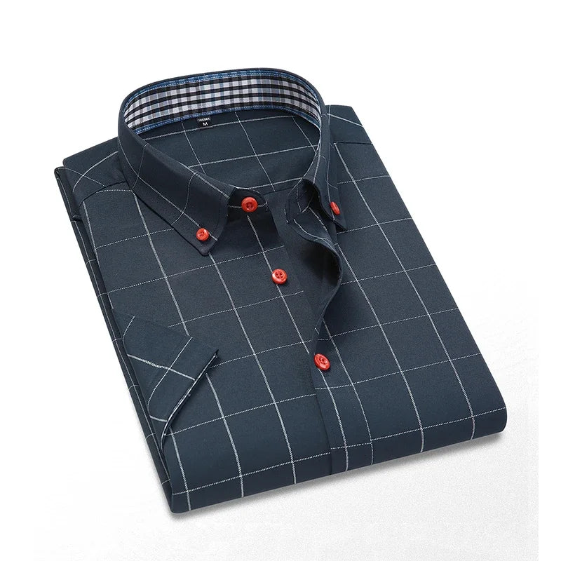 Breathable Slim‑Fit Casual Business Shirt