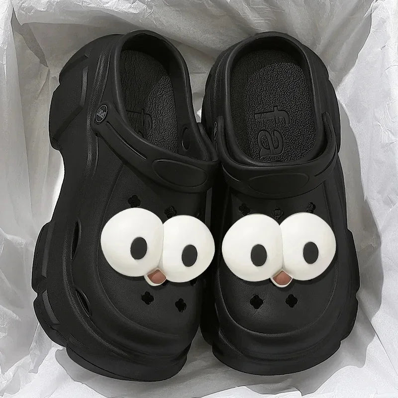 New Women’s DIY Cartoon Clogs Sandal Slippers — Cute Summer Mules Beach Garden Shoes