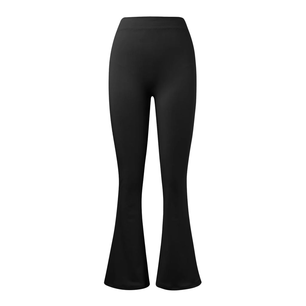 Women’s High‑Waist V‑Back Push‑Up Leggings – Micro Horn Slim Fit Gym Pants, Fashion Sports & Casual Leggings