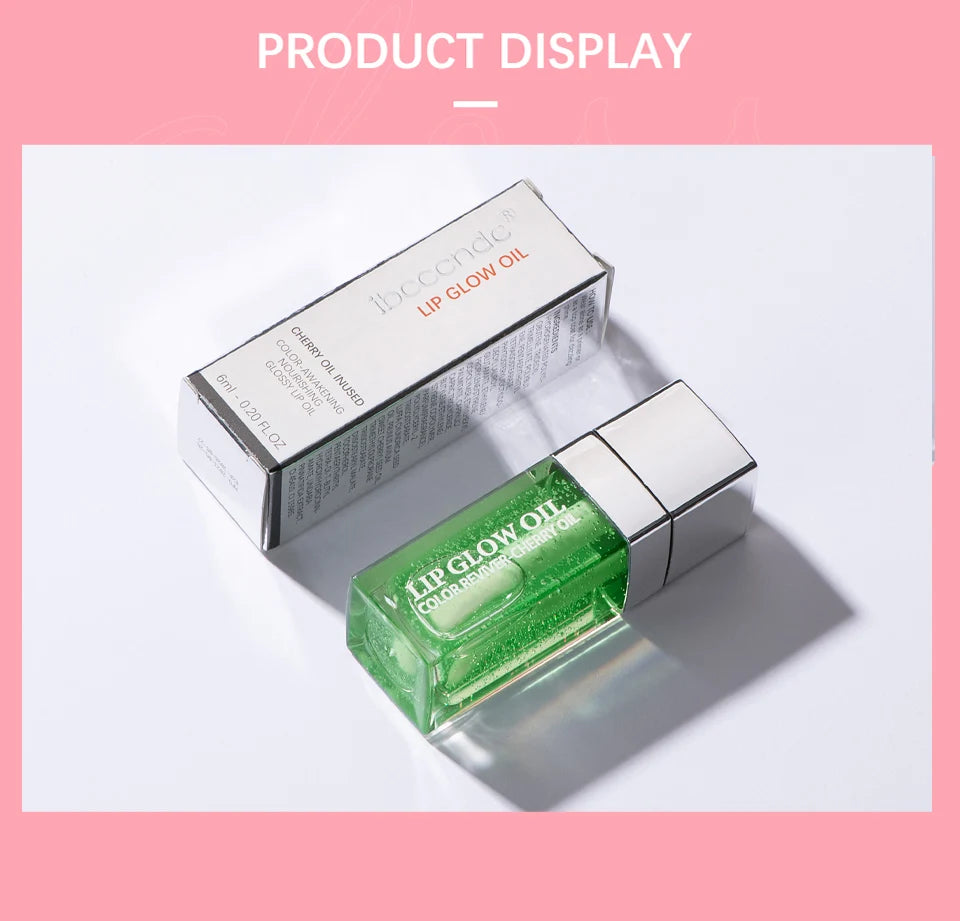 Crystal Jelly Lip Oil – Moisturizing, Plumping & Tinted Glow for Fuller, Softer Lips