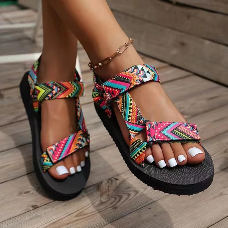 Summer Flat Hemp Rope Sandals Women — All‑Match Beach Slip‑On Casual Slippers Large Size