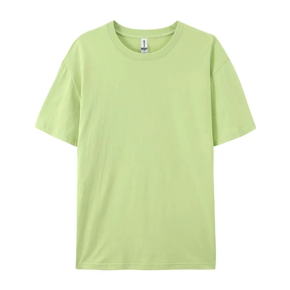 100% Cotton Solid Color T‑Shirts for Men & Women