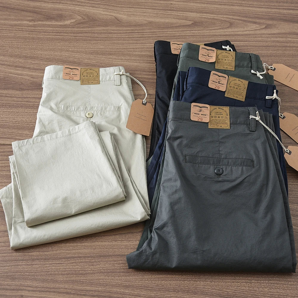 Retro Slim Chino Pants