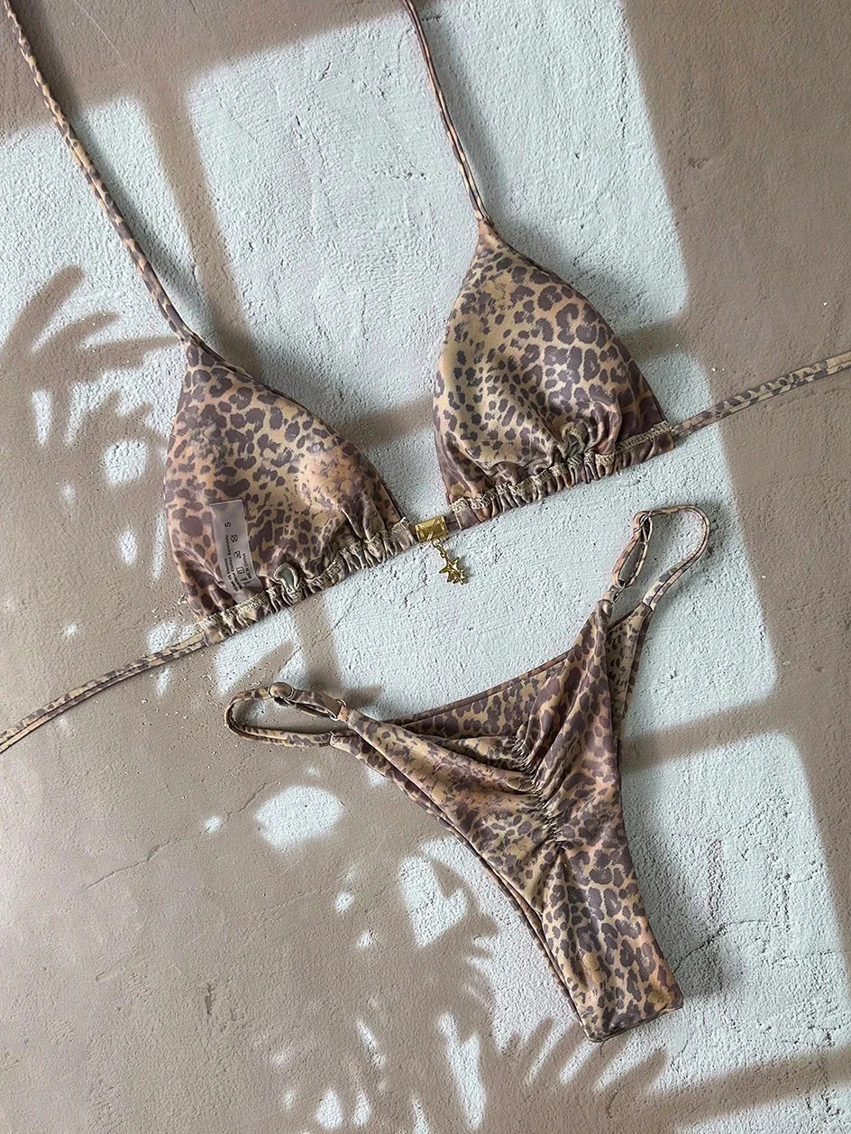 Leopard Micro Bikini Set