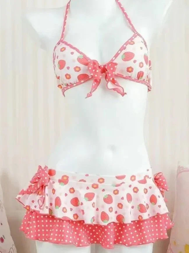 Sexy Elegant Bow Bikini Set