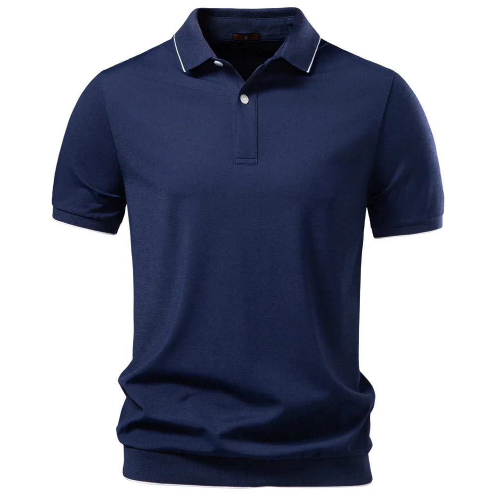 AIOPESON Old Money Polo Shirt for Men