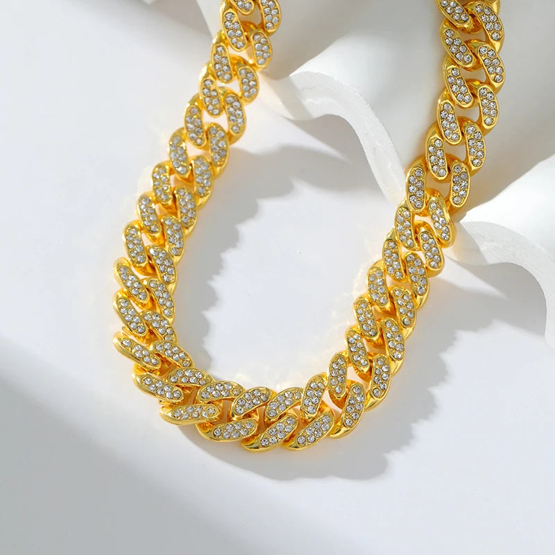 EILIECK 316L Stainless Steel White Chain Necklace For Women Girl Fashion New Party Gift Thick Neck Chain Waterproof Jewelry