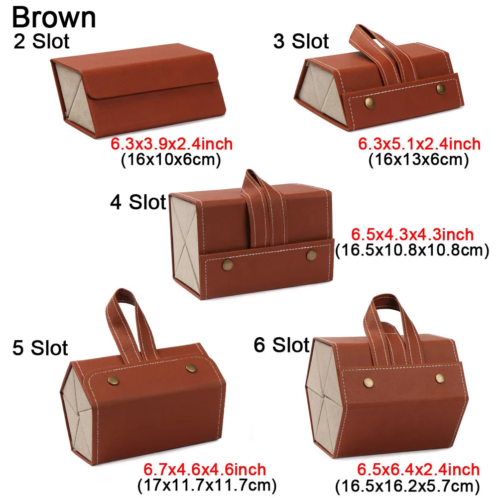 Multi-slot Travel Portable Storage Box Eyeglasses Holder Glasses Organizer Sunglasses Case