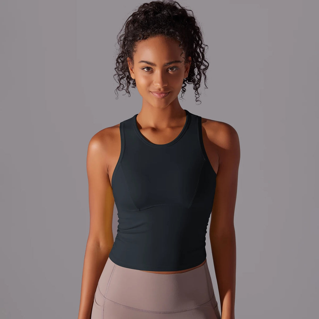 Sport Bra Women Yoga Vest Sports Underwear Women Shockproof Sagging Resistant Yoga Vest Fitness Bra Integrated Professional Runn