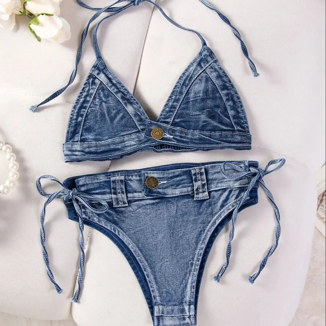DEKA Sexy Denim Bikini Set