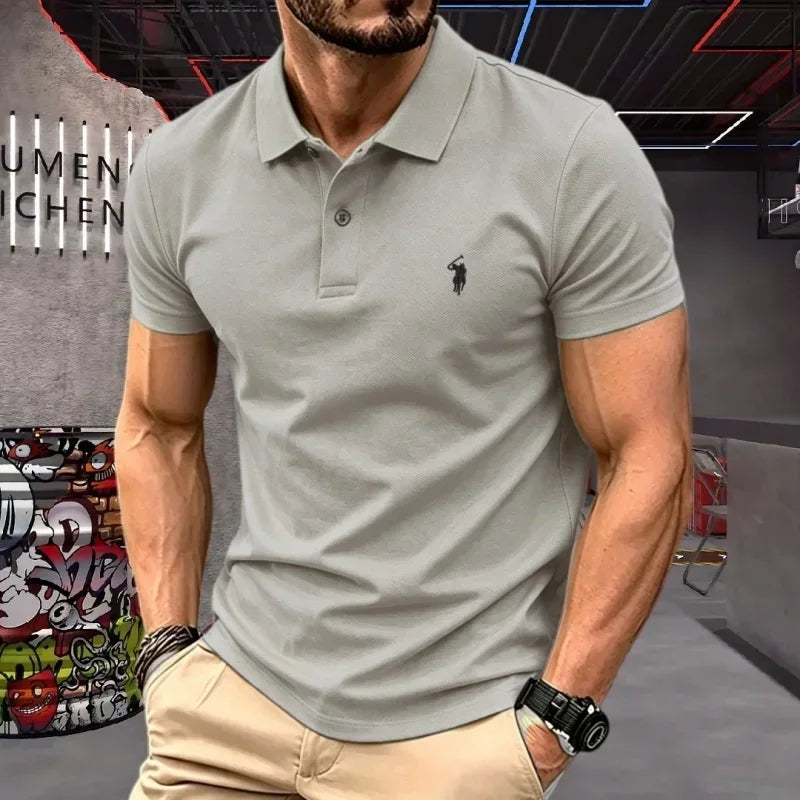 Men’s 100% Pure Cotton Luxury Polo Shirt