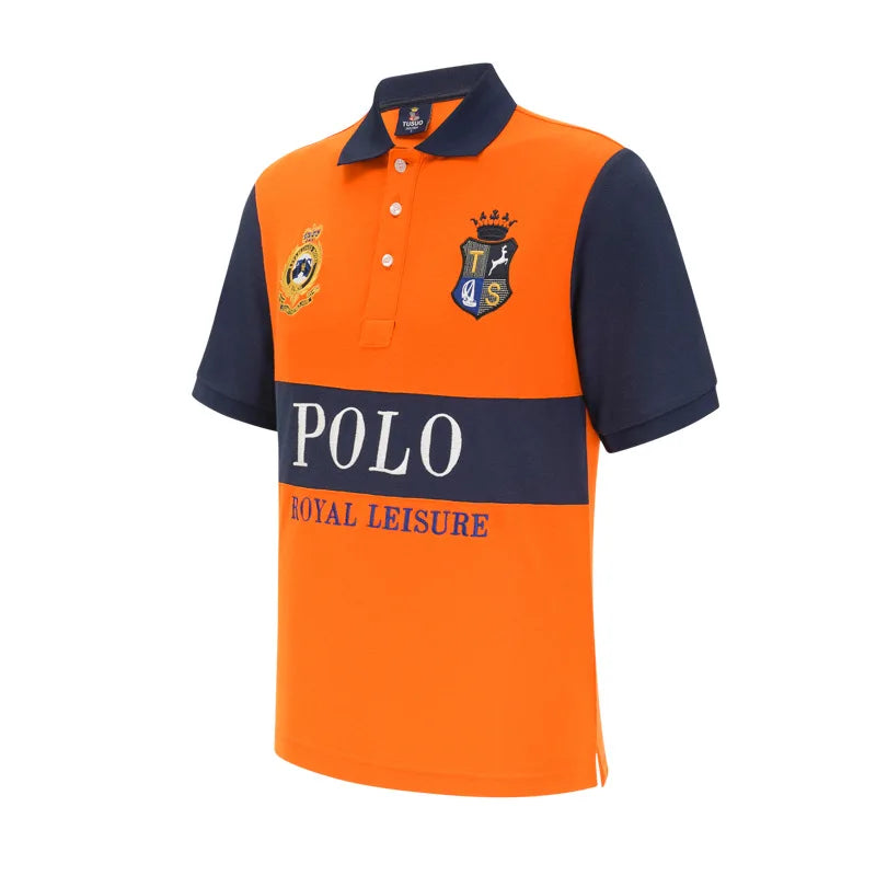 Classic Men Short Sleeve Polo Shirt 2026 New Golf Great Quality Oversize Men button Collar T-shirt US Size Clothing Manufacturer