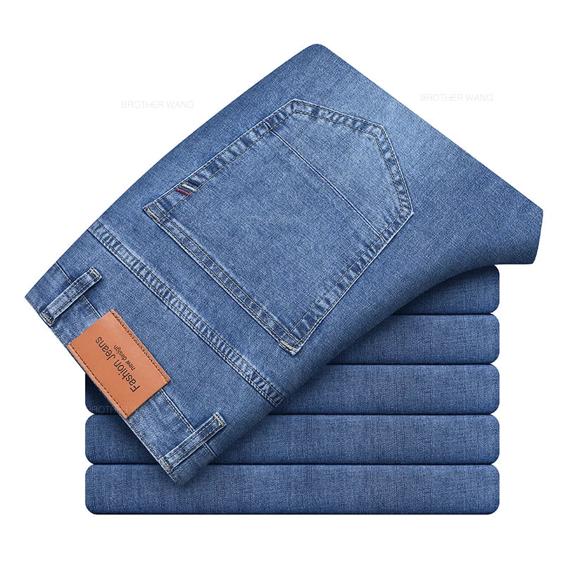 Summer Thin Straight Jeans