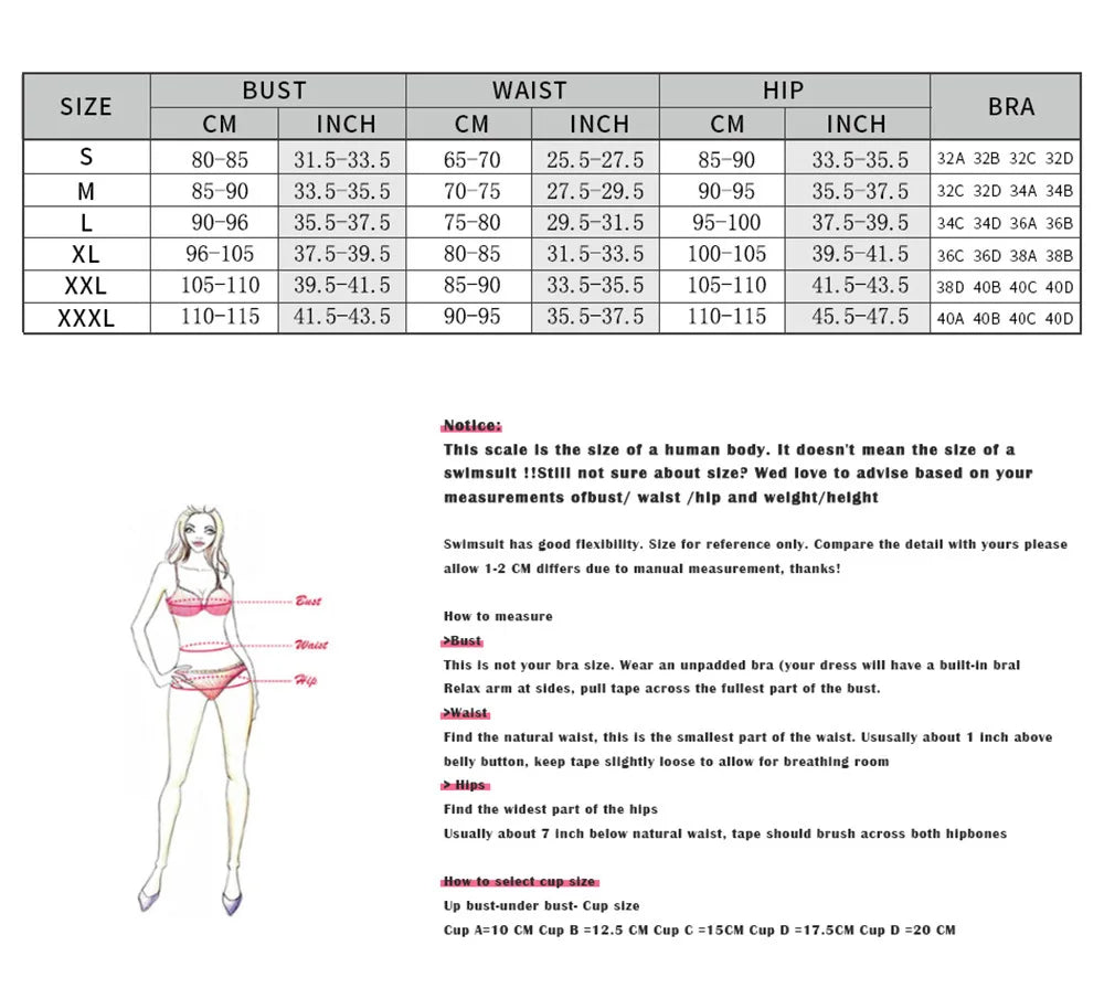 Women’s 2026 Brazilian High‑Waist Push‑Up Bikini – Solid & Printed Two‑Piece Swimsuit
