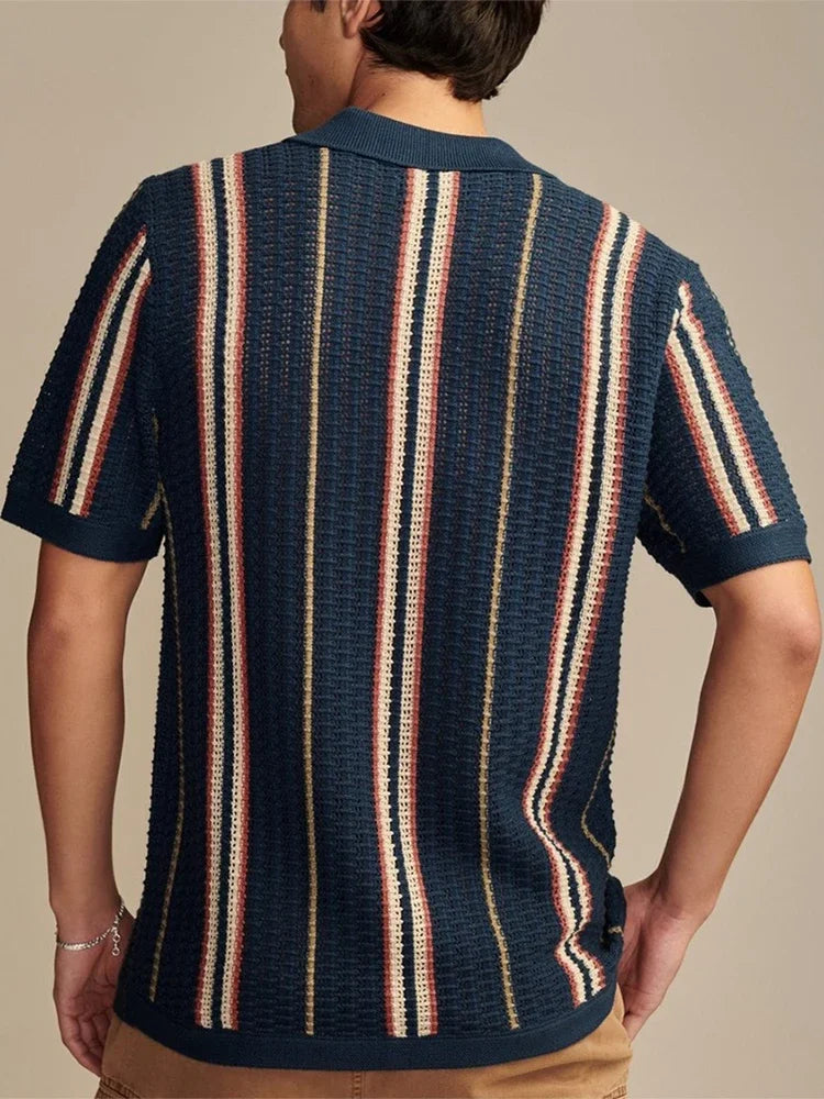 Knitted Short‑Sleeve Shirt