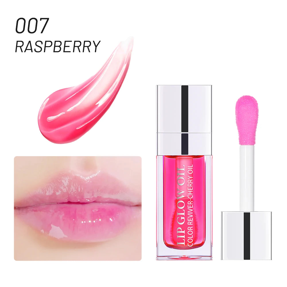 Crystal Jelly Lip Oil – Moisturizing, Plumping & Tinted Glow for Fuller, Softer Lips
