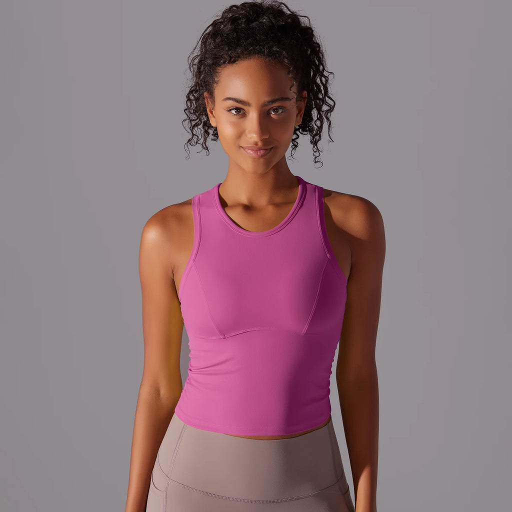 Sport Bra Women Yoga Vest Sports Underwear Women Shockproof Sagging Resistant Yoga Vest Fitness Bra Integrated Professional Runn