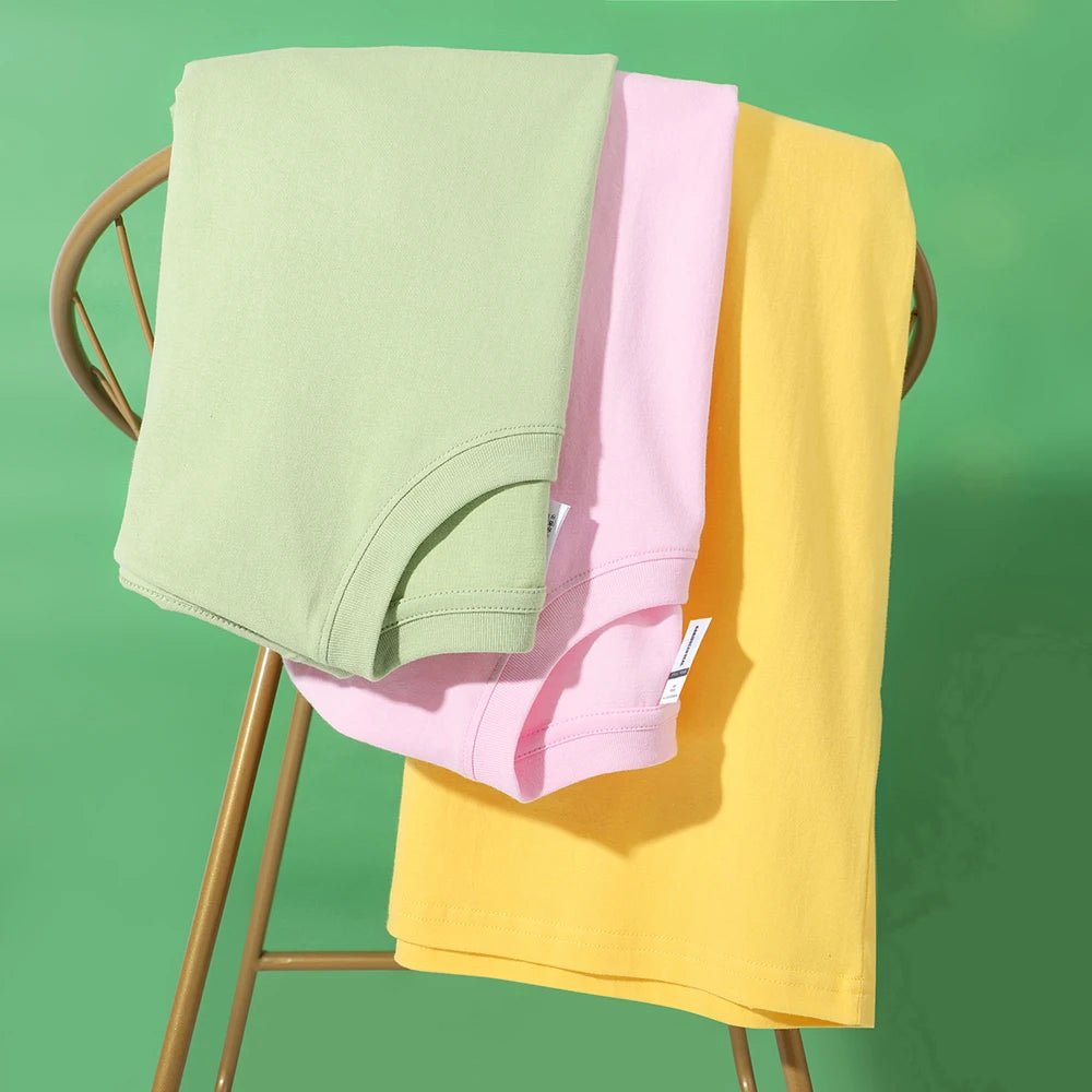 100% Cotton Solid Color T‑Shirts for Men & Women