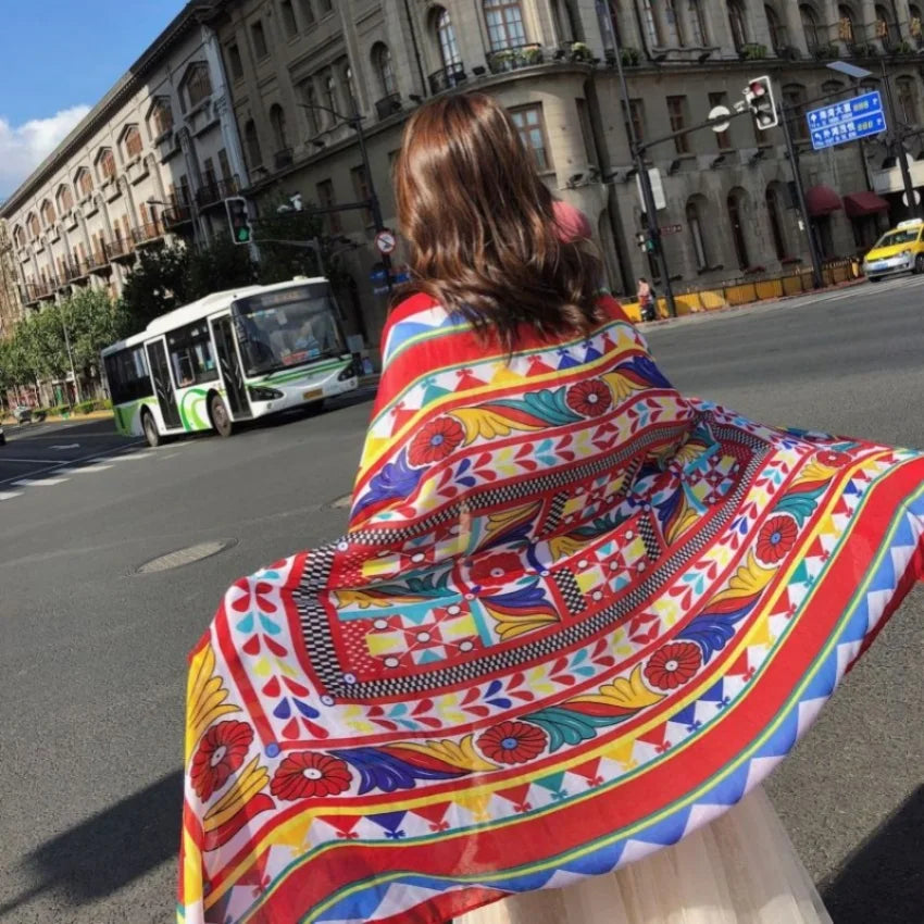 Hot New 90x180cm Twill cotton Pareo 2018 Summer Cover-Ups Rectangle Wrap Scarf Swimsuit Bikini Cover Up Autumn Beach Sarong Mats
