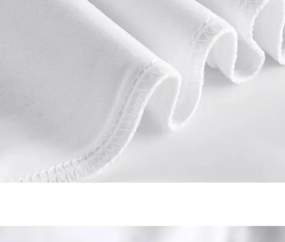 100% Cotton Men’s T‑Shirt | High‑End Breathable Summer Casual Round Neck Tee