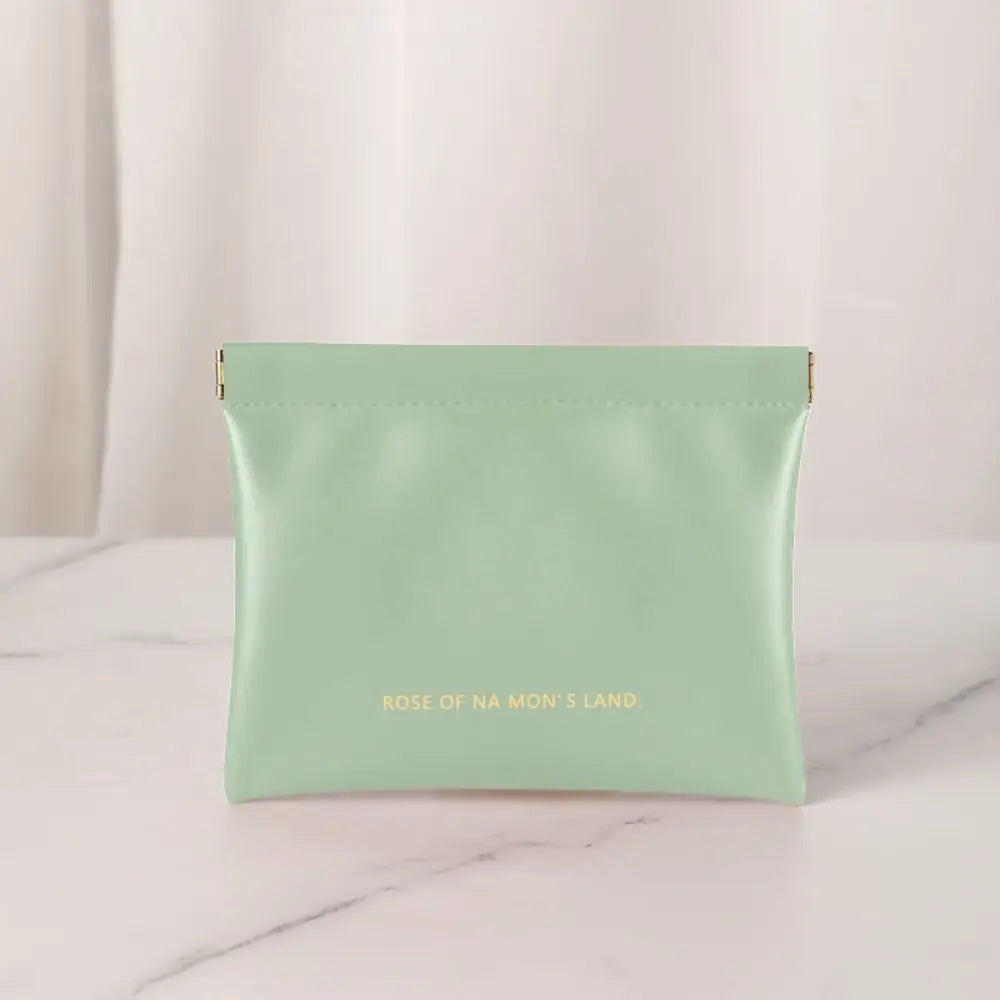 Fashion Simple Lipstick Makeup Bag – Portable Mini PU Cosmetic Organizer & Travel Storage Pouch