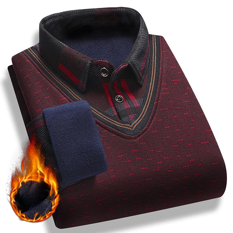 Two‑Piece Polo Neck Sweater