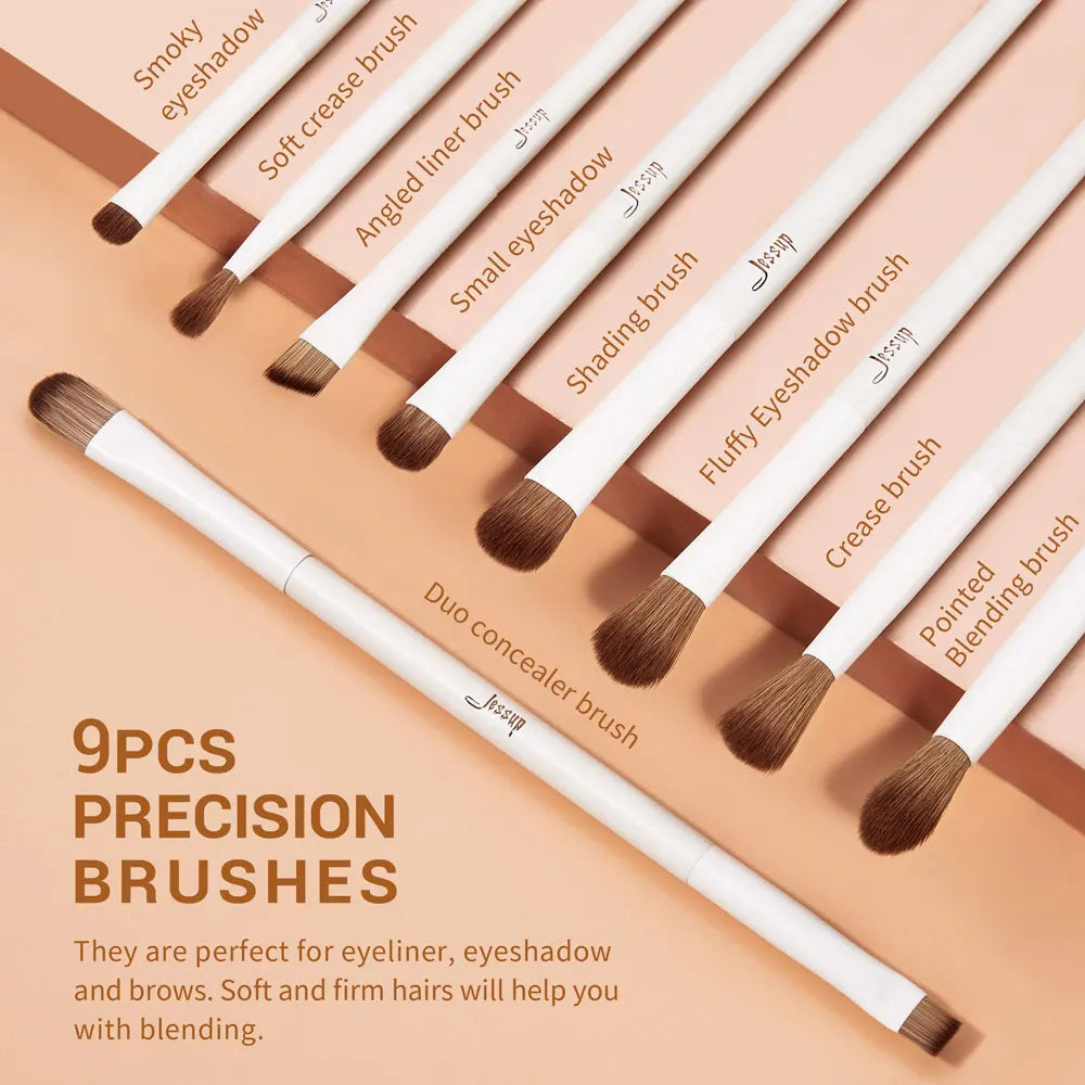 Jessup T329 Makeup Brush Set – 10–14 Piece Professional Synthetic Brush Collection